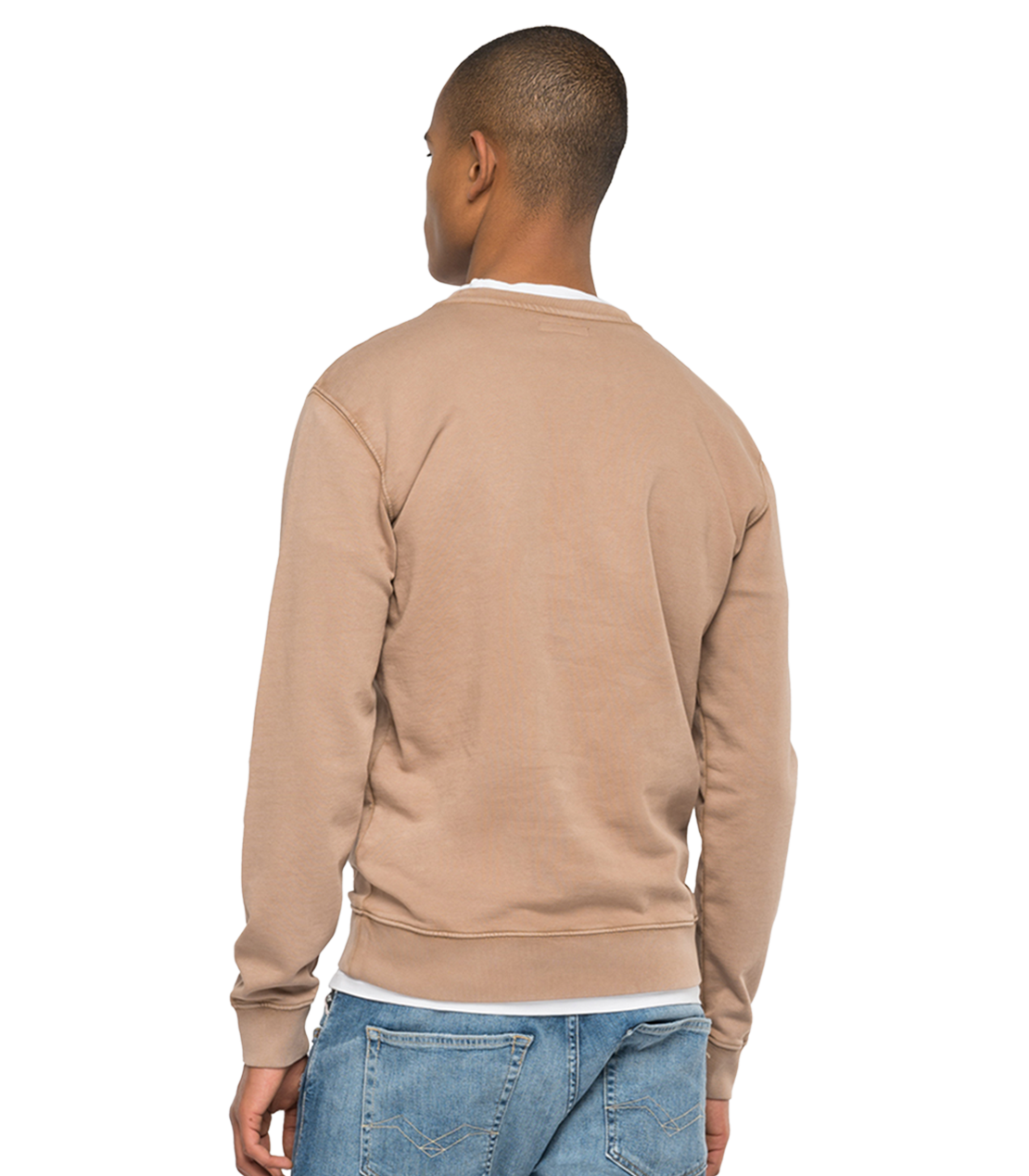 ガーメントダイ オーガニックコットンスウェットシャツ 詳細画像 マッド 2